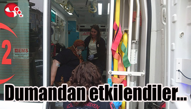 Dumandan etkilendiler...