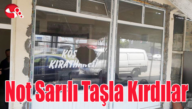 Not Sarılı Taşla Kırdılar