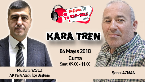AK Parti Alaplı İlçe Başkanı Mustafa Yavuz Kara Tren'de