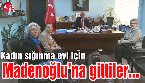 Kadın sığınma evi için Madenoğlu'na gittiler...