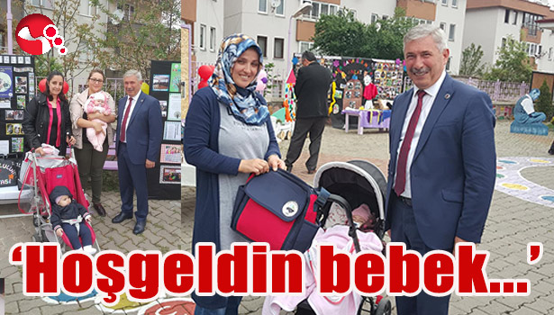 'Hoş geldin bebek çantası...'