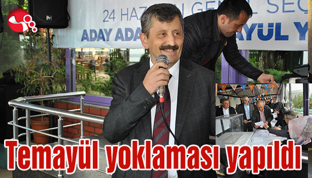 AK Parti Temayül Yoklaması yapıldı