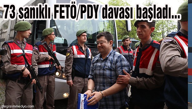 73 sanıklı FETÖ/PDY davası başladı...