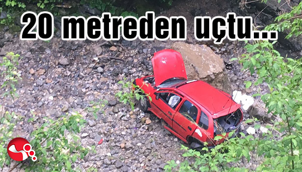 20 metreden uçtu...