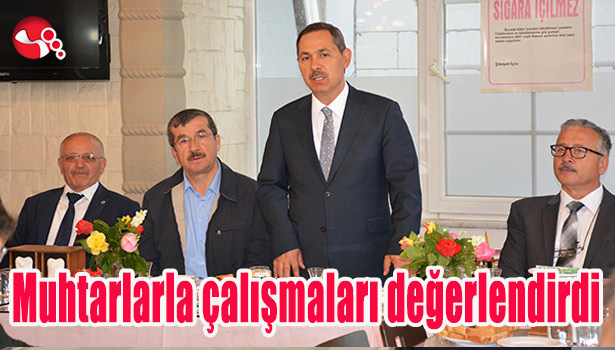 Başkan Uysal, muhtarlarla çalışmaları değerlendirdi...