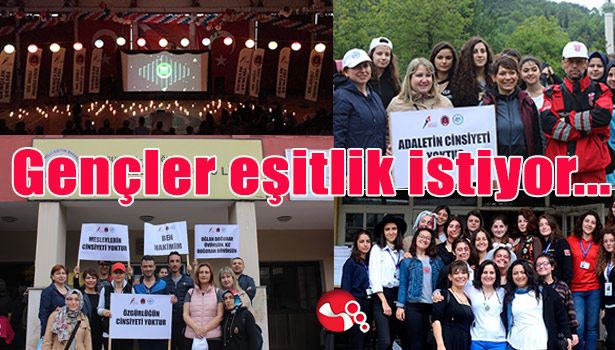 Gençler eşitlik istiyor...
