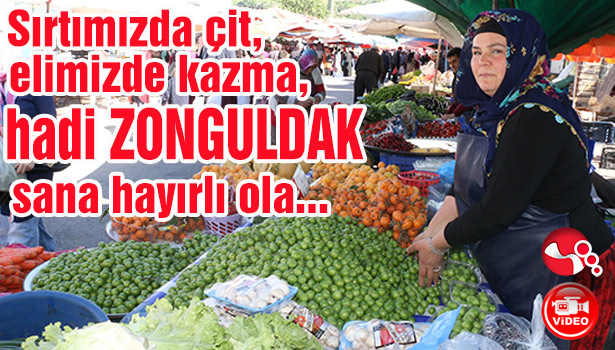 Sırtımızda çit, elimizde kazma, hadi Zonguldak sana hayırlı ola...