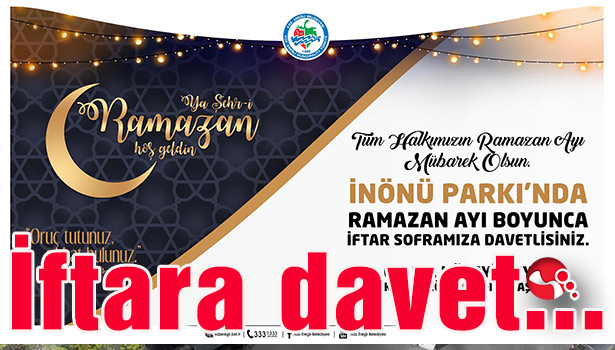 Uysal'dan iftara davet...