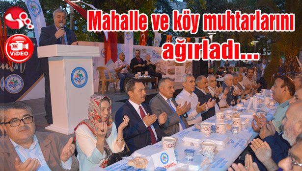 Başkan Uysal, Mahalle ve köy muhtarlarını ağırladı...