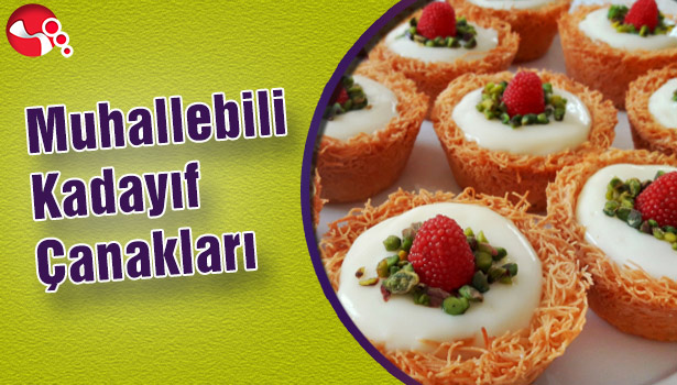Muhallebili Kadayıf Çanakları