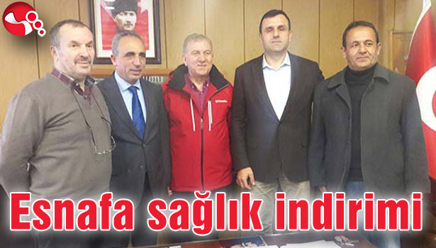Esnafa sağlık indirimi