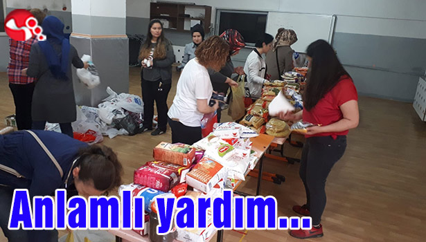 Fatih İlkokulu'ndan anlamlı yardım...