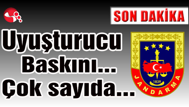 Uyuşturucu baskını... Çok sayıda...