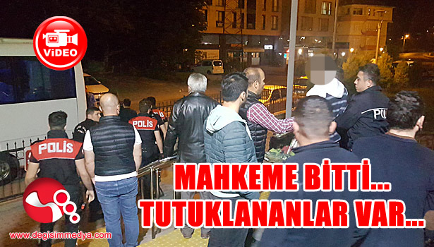 Çete operasyonu... Mahkeme 14 kişinden 4'ü tutukladı...
