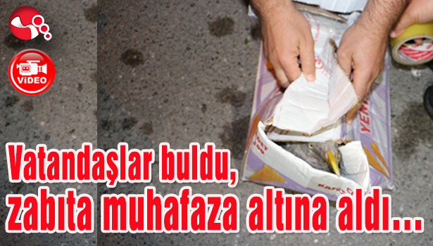 Vatandaşlar buldu, zabıta muhafaza altına aldı...