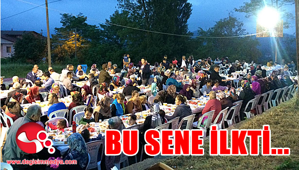 Bu sene ilkti... Geleneksel hale gelecek...