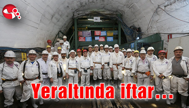 Yeraltında iftar...