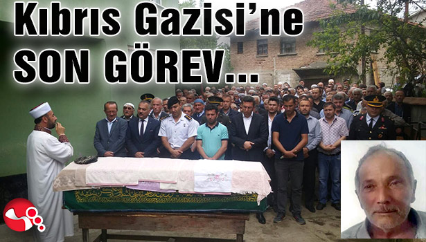 Kıbrıs Gazisi'ne son görev...