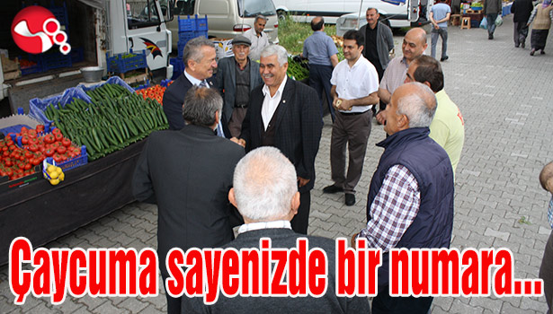 Çaycuma sayenizde bir numara oldu...
