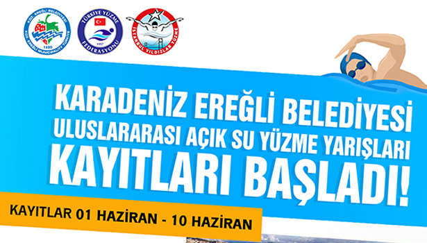 Kdz. Ereğli Belediyesi Yüzme Yarışları düzenliyor...