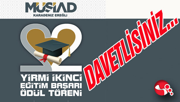 MÜSİAD'dan ödül törenine davet...