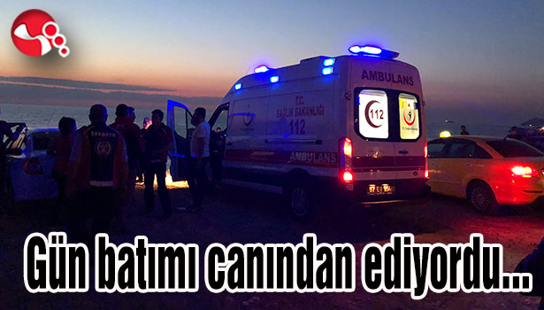 Gün batımı canından ediyordu...