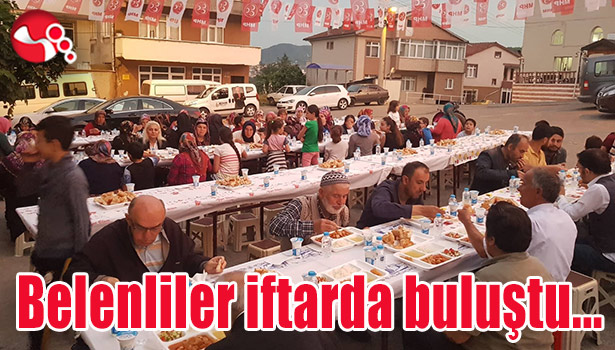 Belenliler iftarda buluştu...