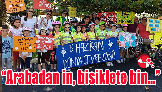 "Arabadan in, bisiklete bin..."