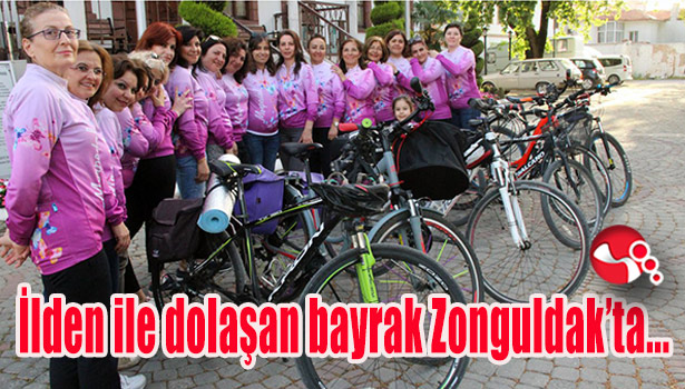 İlden ile dolaşan bayrak Zonguldak'ta