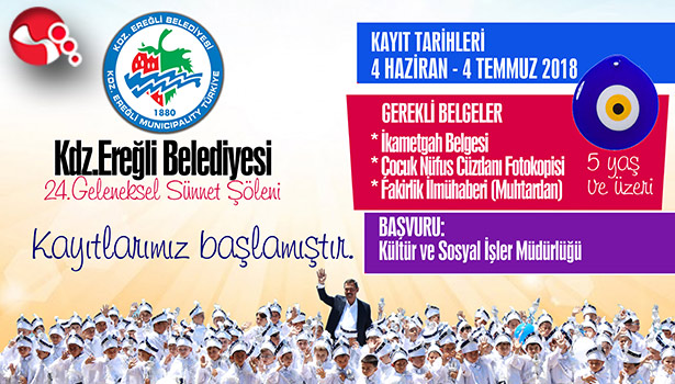 Sünnet kayıtları sürüyor...