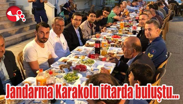 Jandarma Karakolu iftarda buluştu...