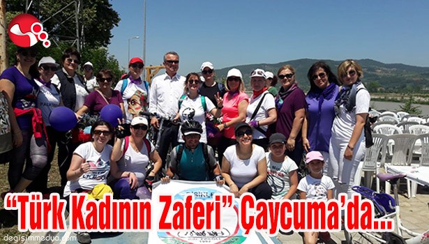 Türk Kadının Zaferi Bisiklet Turu' Çaycuma'da