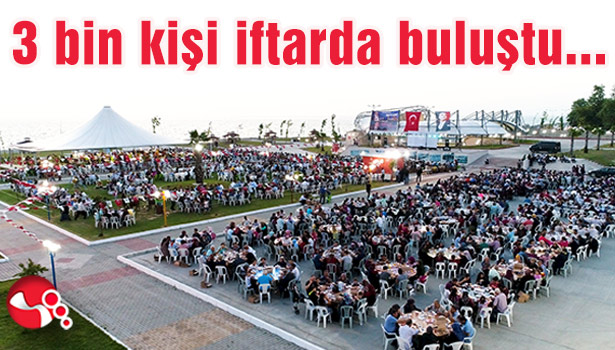 Alaplı'da 3 bin kişi iftarda buluştu...