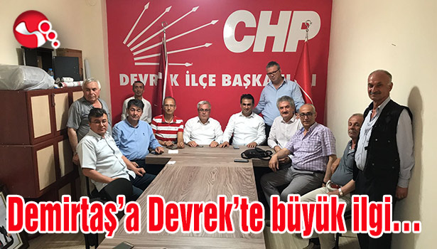 Demirtaş'a Devrek'te büyük ilgi...
