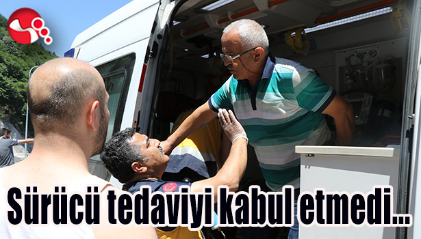 Kaza yaptı, aracını bırakıp hastaneye gitmedi...