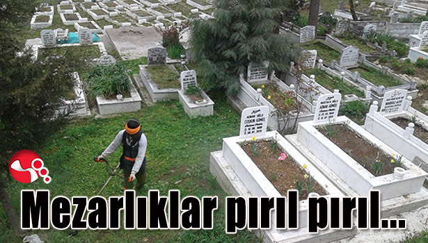 Mezarlıklar pırıl pırıl...