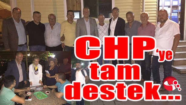 CHP'ye tam destek...
