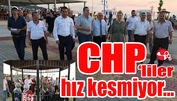 CHP'liler hız kesmiyor...