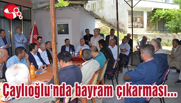 Çaylıoğlu'nda bayram çıkarması...