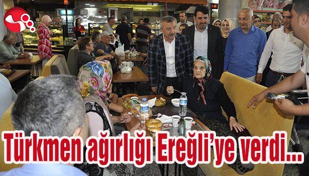 Türkmen ağırlığı Ereğli'ye verdi.