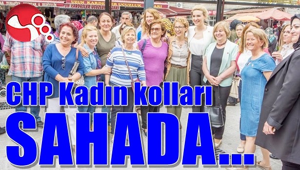 CHP Kadın kolları sahada...