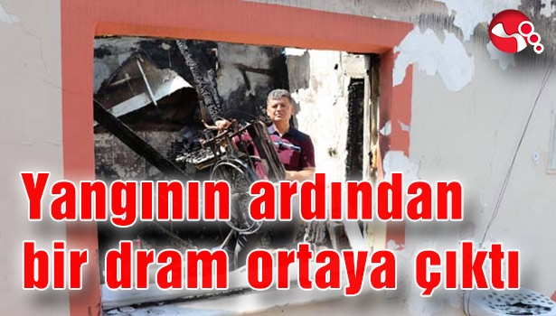 Yangının ardından bir dram çıktı