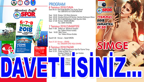 Dolu dolu spor etkinlikleri...