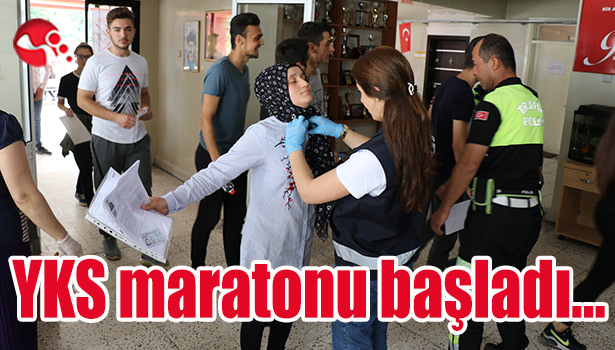 YKS maratonu başladı...