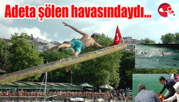 Adeta şölen havasındaydı...