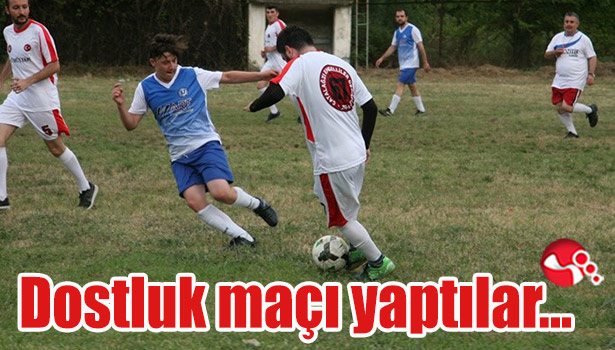 Engelliler ile polisler dostluk maçı yaptı