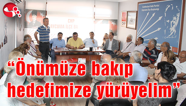"Önümüze bakıp hedefimize yürüyelim"