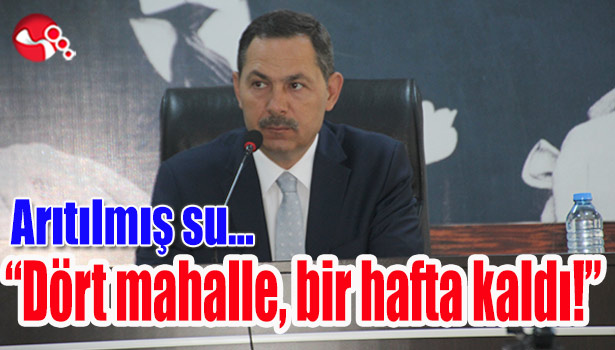 Başkan Uysal arıtılmış su çalışmalarını değerlendirdi...