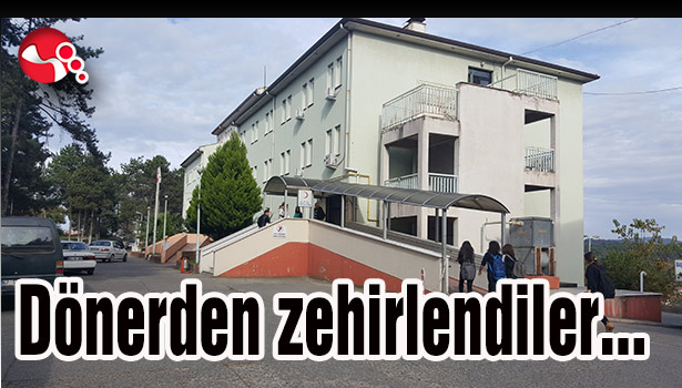 Dönerden zehirlendiler...