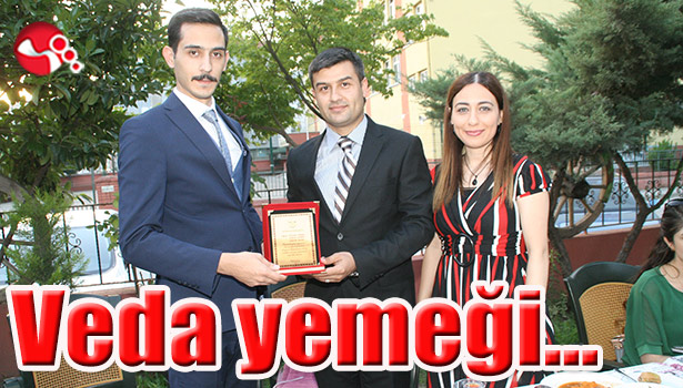 Veda yemeği düzenlendi...